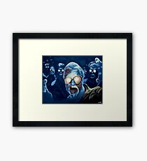 Zombie George A. Romero Framed Print