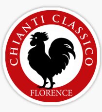 Black Rooster Florence Chianti Classico Sticker
