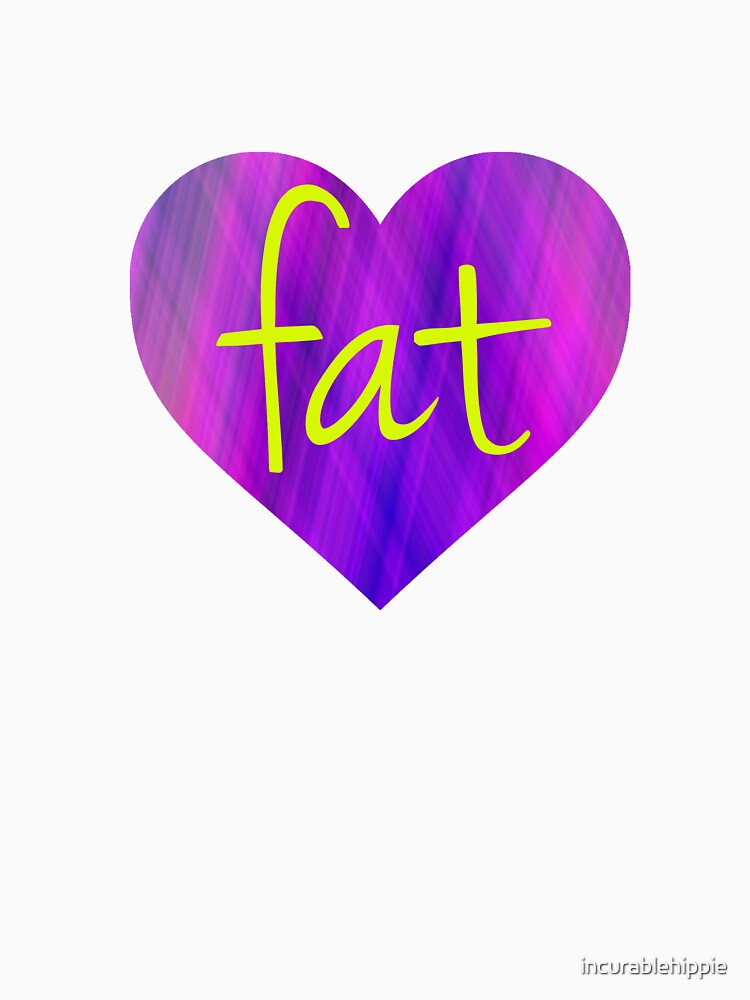 Love Fat (Purple and Yellow) by incurablehippie