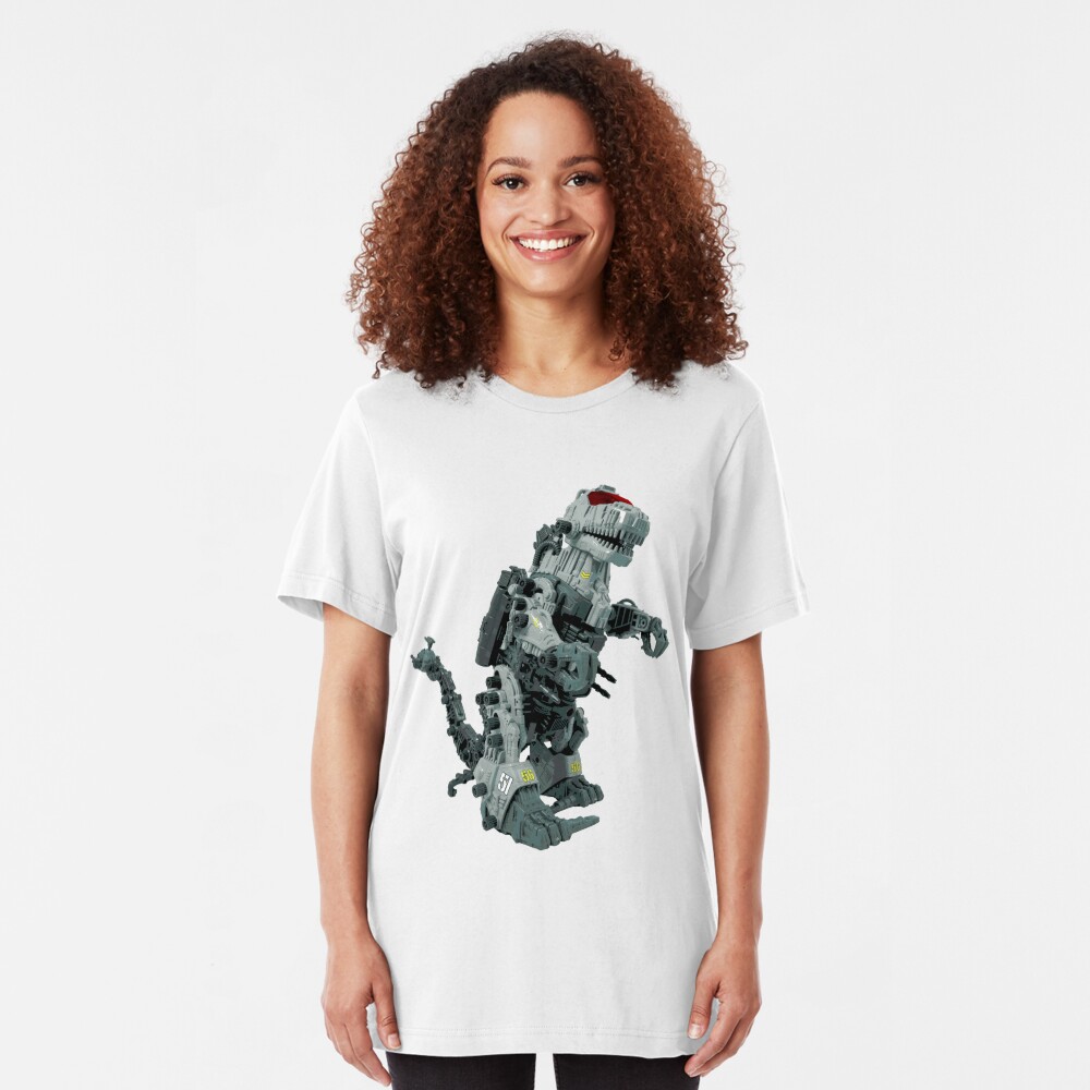 Zoidzilla 8-bit style Slim Fit T-Shirt