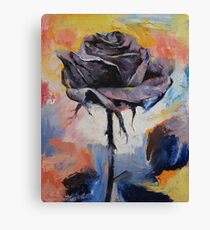 Black Rose Canvas Print