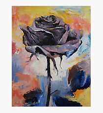 Black Rose Photographic Print
