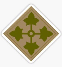 Fourth Infantry Division Insignia Sticker