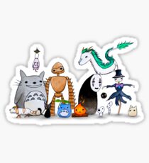 Ghibli Friends Sticker