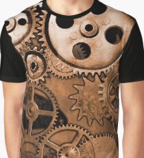 Steampunk Gears Graphic T-Shirt