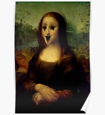 Haunted Mona Lisa Poster