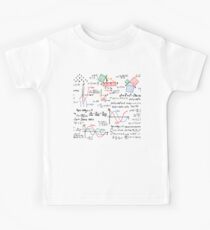 Mathematics Formulas Numbers Kids Tee
