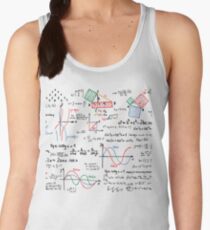 Numéros de formules de mathématiques Débardeur femme