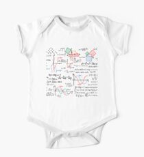 Mathematik Formeln Zahlen Baby Body Kurzarm