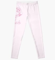 Sweet Blushing Rose. Leggings