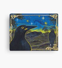 Currawongs Canvas Print