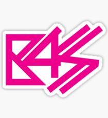 BASS (pink) Sticker