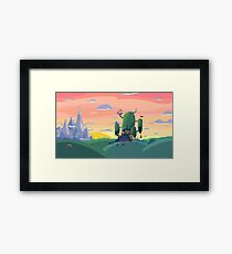 Sunset Time Framed Print