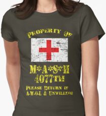 Camiseta entallada Propiedad de Mash 4077a