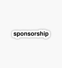 sponsorship Sticker