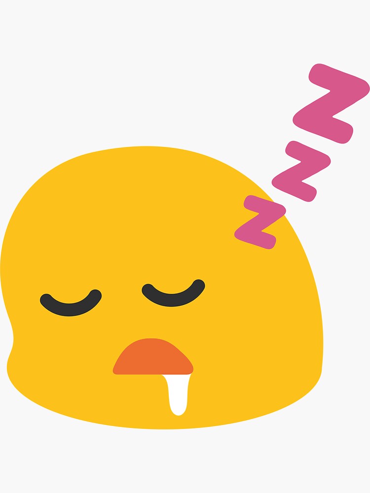 "EMOJI ZZZ" Sticker by BenO81 Redbubble