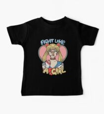 Sailor Moon- Fight Like a Girl Baby T-Shirt