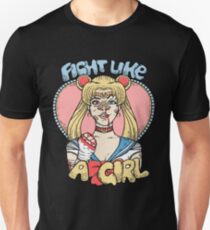 Sailor Moon- Fight Like a Girl Unisex T-Shirt
