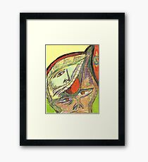 haunted by memories Framed Print