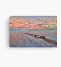 Ocean Grove Beach HDR Canvas Print