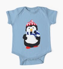 Cute Penguin T-shirt One Piece - Short Sleeve