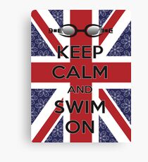Swim London Canvas Print