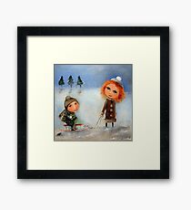 Winter Walk Framed Print
