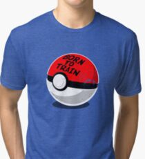 Full Metal Trainer- Pokemon Shirt Tri-blend T-Shirt