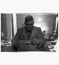 Alan Turing Statue Poster