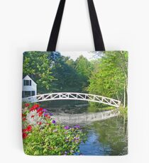 Somesville Foot Bridge Tote Bag