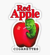Red Apple Cigarettes Sticker