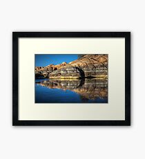 Granite Reflect Framed Print