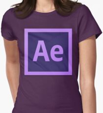 After Effect CS6 Logo Women's Fitted T-Shirt