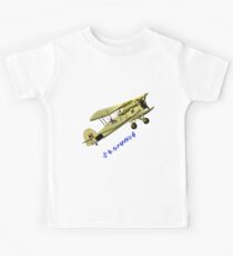 British WWII Swordfish Biplane T-shirt and leggings Kids Tee