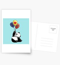 I Love You Panda Postcards