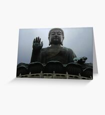 Giant Buddha Statue Greeting Card
