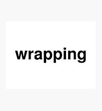 wrapping Photographic Print