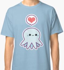 Cute Blue Octopus Classic T-Shirt