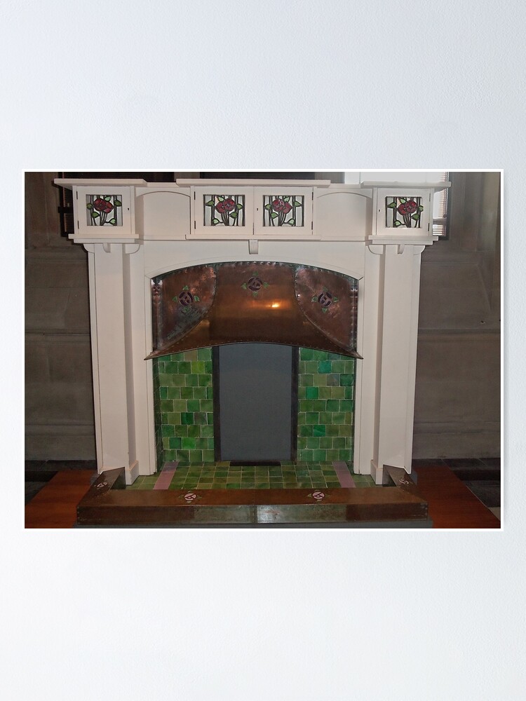 Charles Rennie Mackintosh Fireplace Poster By Magswilliamson