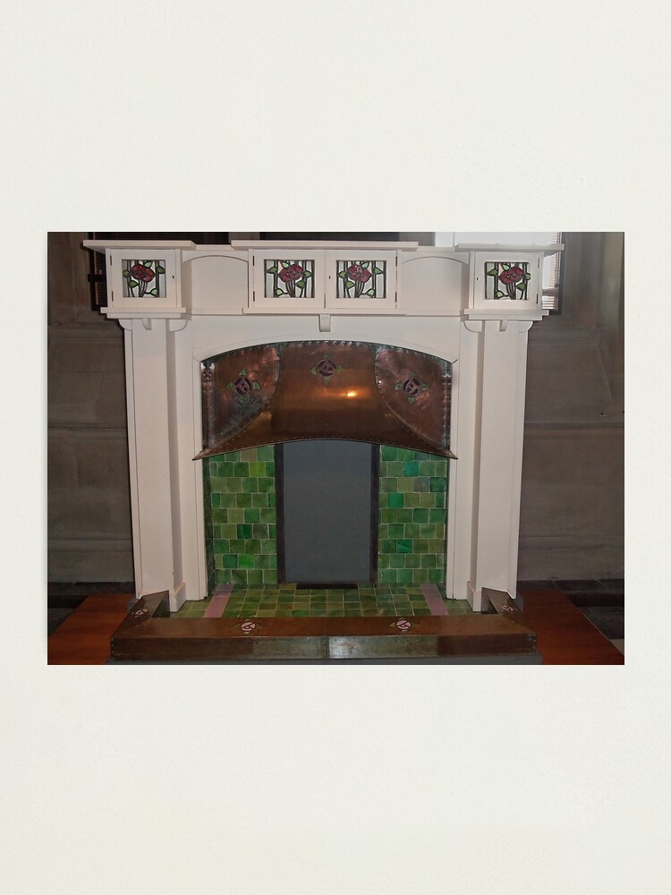 Charles Rennie Mackintosh Fireplace Photographic Print By