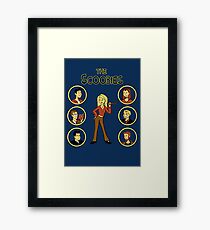 Buffy and the Scooby Gang Framed Print
