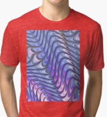 Abstract Waves Tri-blend T-Shirt