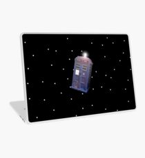 Police Box in Outerspace. Laptop Skin