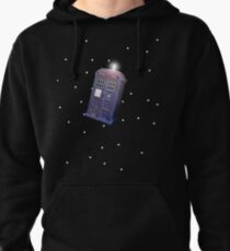 Police Box in Outerspace. Pullover Hoodie