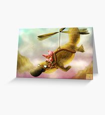 Pfft Who Says I Can't Fly? Greeting Card