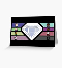 Pixel White Diamond | Community Greeting Card