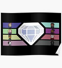 Pixel White Diamond | Community Poster