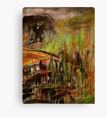 dull day.... view up to the bluff Canvas Print