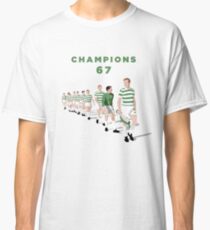 Lisbon Lions - Champions 67 (Green text) Classic T-Shirt