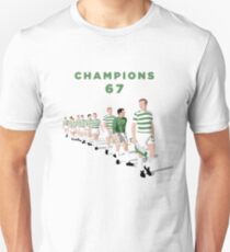 Lisbon Lions - Champions 67 (Green text) Unisex T-Shirt